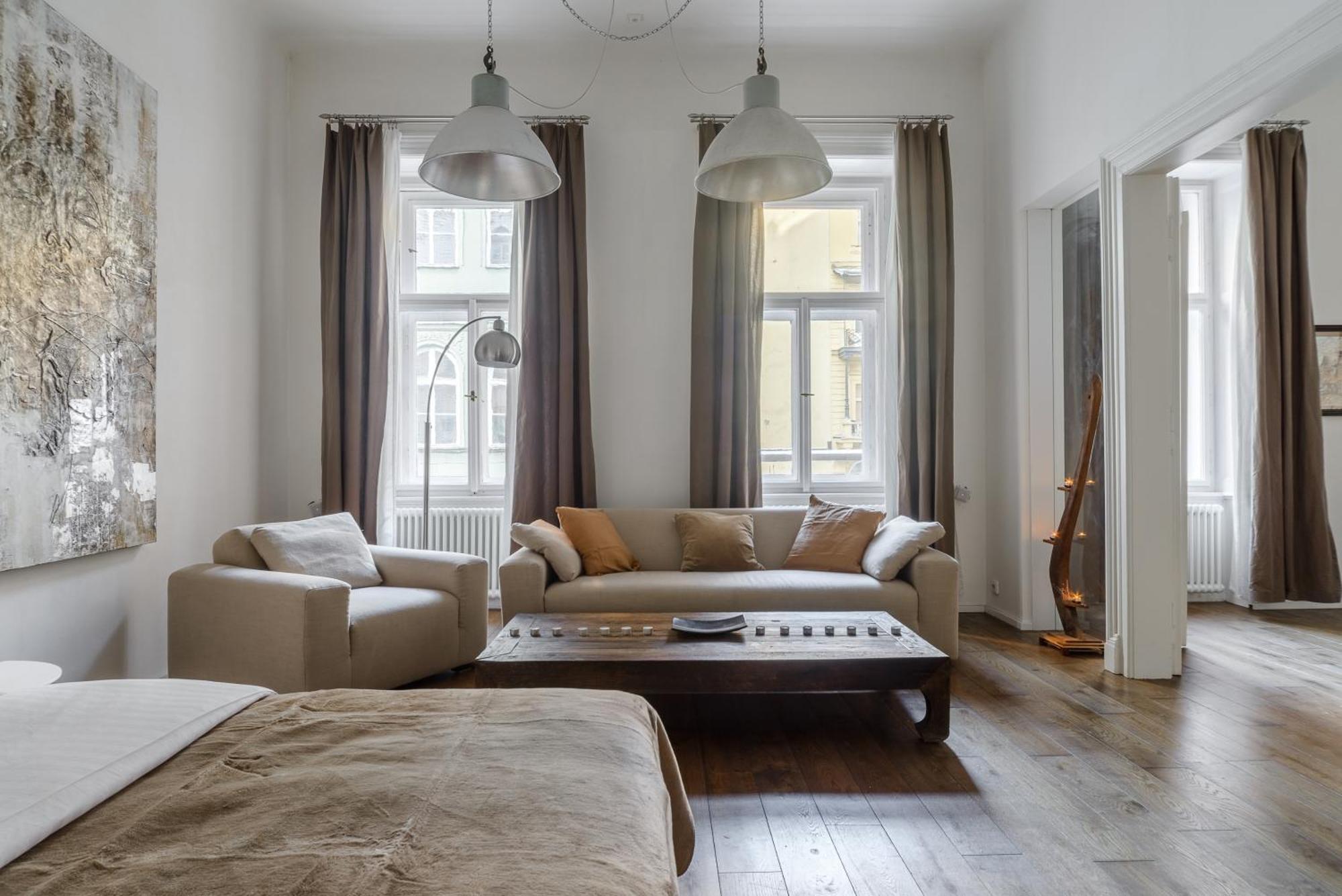 Premium Apart With A Balcony Prague Apartment Bagian luar foto