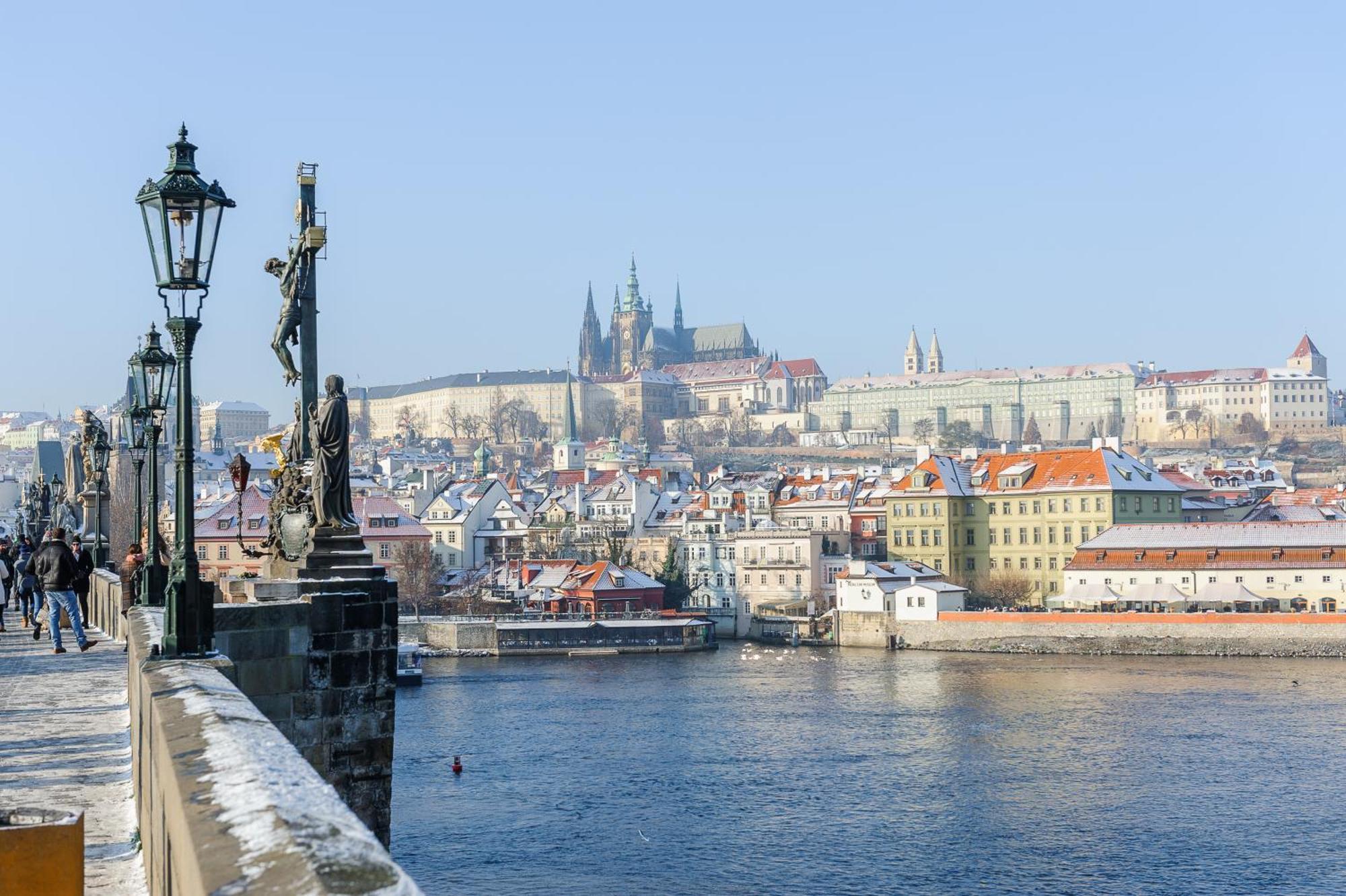 Premium Apart With A Balcony Prague Apartment Bagian luar foto